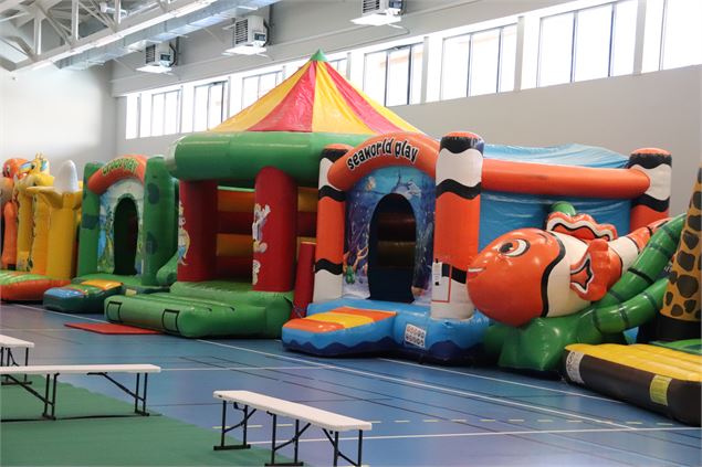 Les structures gonflables des vacances_Megève