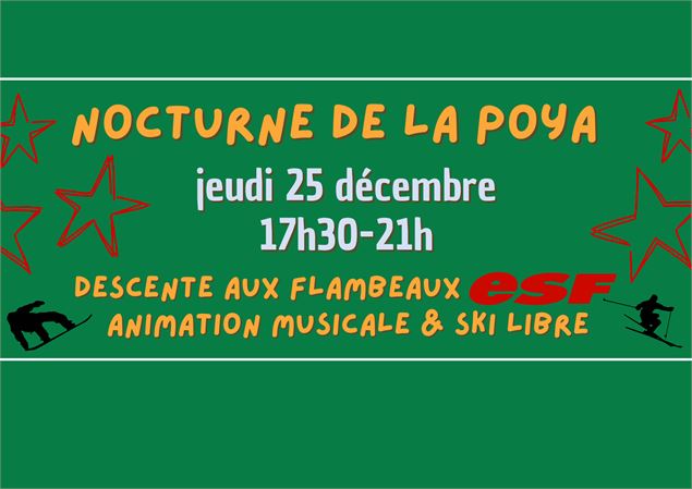Les nocturnes de ski à la Poya_Vallorcine - vallo