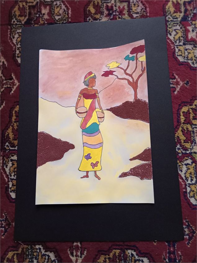 Atelier créatif : Couleur d'Afrique en aquarelle_Morzine