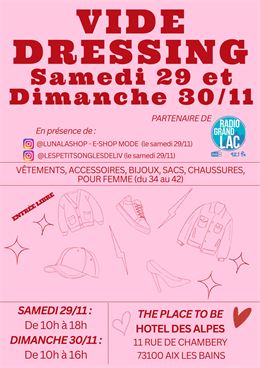 AFFICHE VIDE DRESSING - RAS