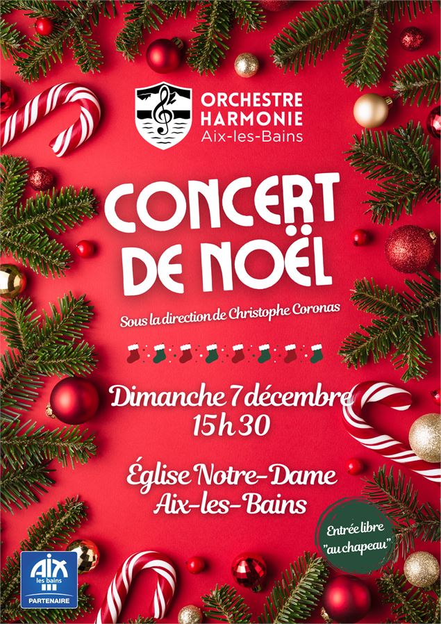 Affiche concert de Noël 2025 - OHA
