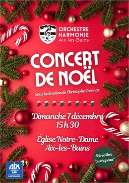 Affiche concert de Noël 2025 - OHA