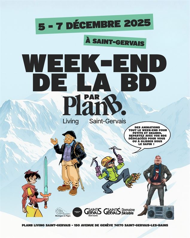 Week-end de la Bande Dessinée_Saint-Gervais-les-Bains