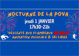Les nocturnes de ski à la Poya_Vallorcine - vallorcine