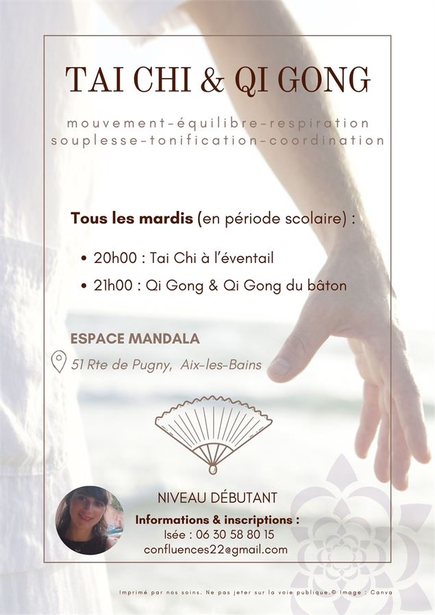 Cours de Tai Chi à l'éventail - Confluences