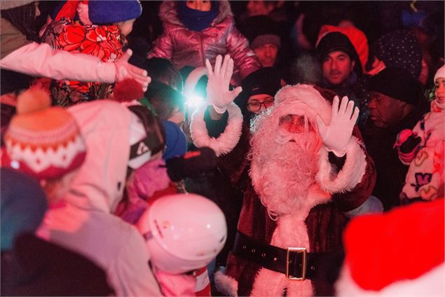 Arrivée du Père Noël - Courchevel Village_Courchevel - David André