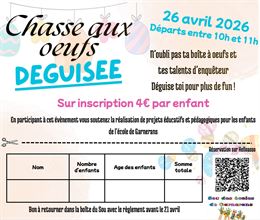 Chasse aux œufs déguisée_Garnerans