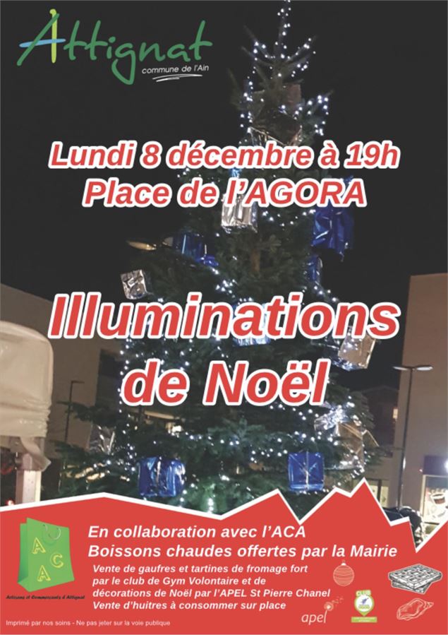Illuminations de Noël_Attignat_2025 - ©Mairie_Attignat