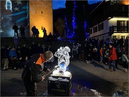 Ice Wood fait son Show ! Spectacle de sculpture sur glace_Saint-Nicolas-la-Chapelle