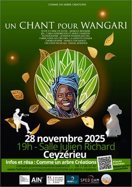 Spectacle  "Un chant pour Wangari"_Ceyzérieu - Comme un Arbre Créations
