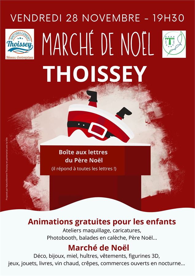 Marché de Noël nocturne_Thoissey