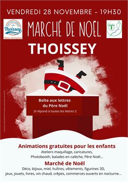 Marché de Noël nocturne_Thoissey