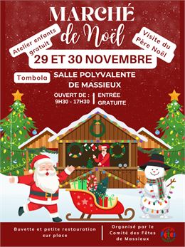 Marché de noël Massieux - Comité des fêtes de Massieux