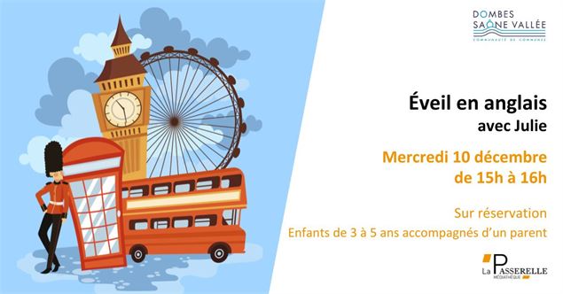 Eveil en anglais avec Julie - La Passerelle Médiathèque