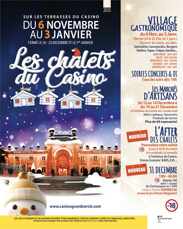 LES CHALETS DU CASINO - CASINO 