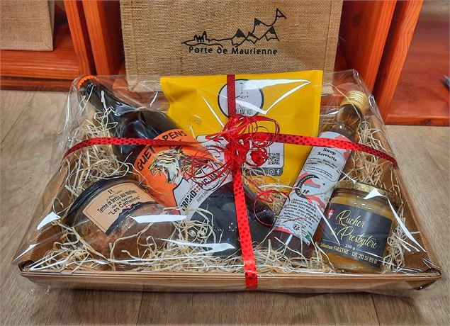 photo de panier gourmand - OT Porte de Maurienne