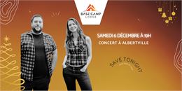 Concert live avec le duo pop et rock Save Tonight_Albertville