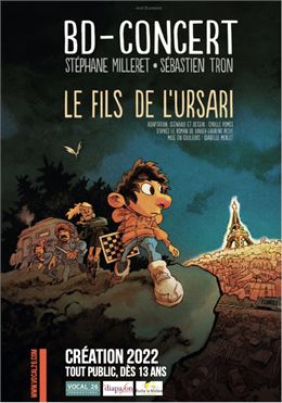 Théâtre aux Entremonts - Stéphane Milleret & Sébastien Tron présentent "Le fils de l'Ursari" en BD-C