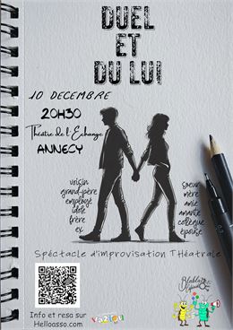 Spectacle d'improvisation théâtrale : Duel et du lui_Annecy - Compagnie Ya2tou