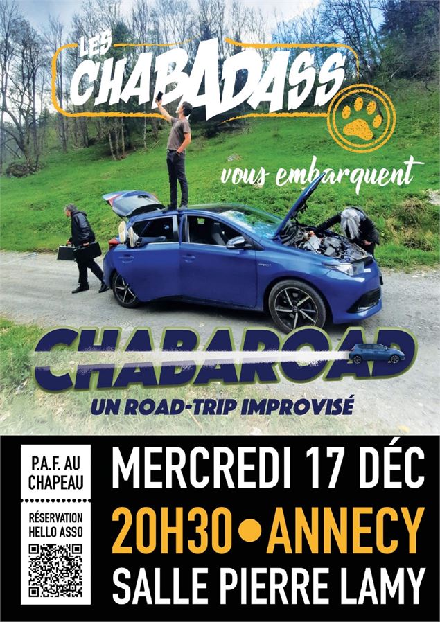 Spectacle : Chabaroad_Annecy - Les Chabadass