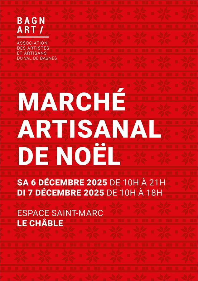 Marché artisanal de Noël - Association Bagn'art