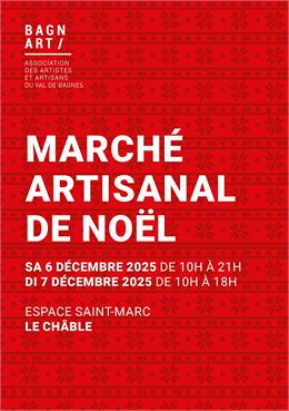Marché artisanal de Noël - Association Bagn'art