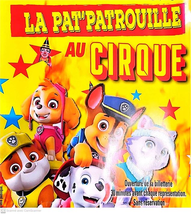 Spectacle Pat'patrouille - Imprimerie centre con 