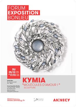 Exposition Kymia sculpture "Molécules d'Amour !"_Annecy