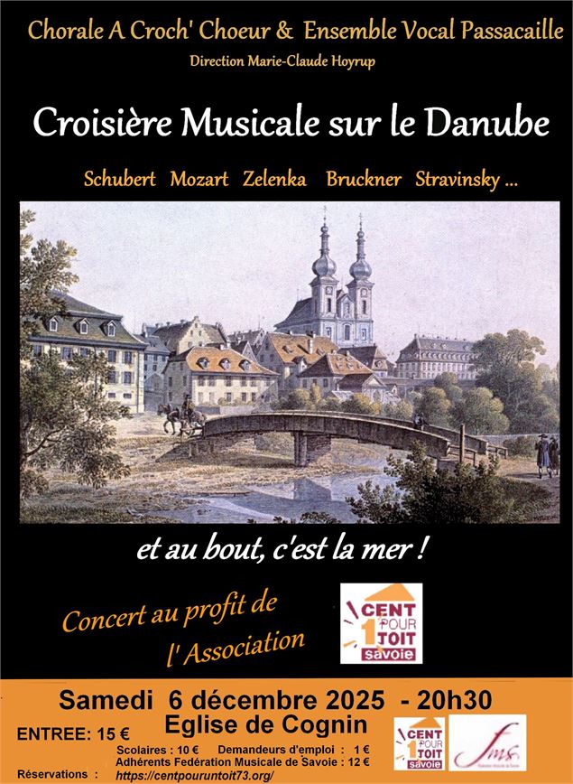 affiche concert Danube - Passacaille