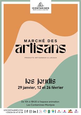 Marché des artisans_Les Contamines-Montjoie