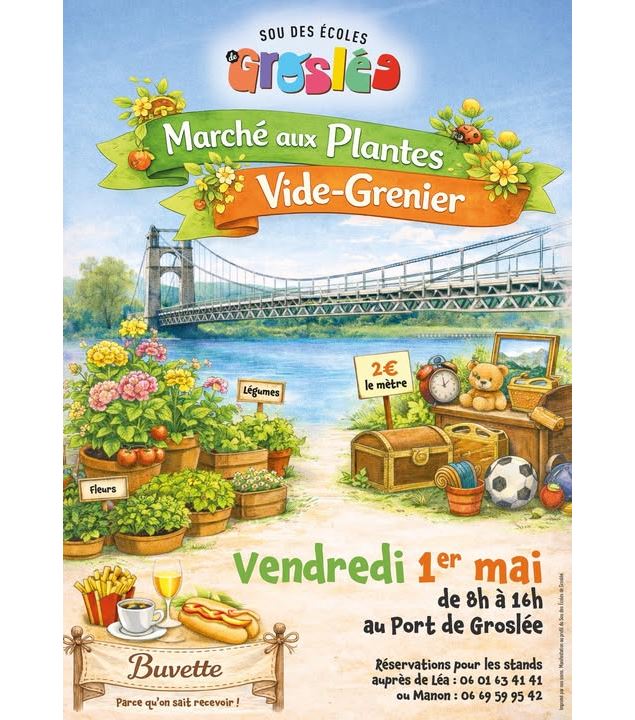 Vide grenier et marché aux fleurs_Groslée-Saint-Benoit - Pixabay