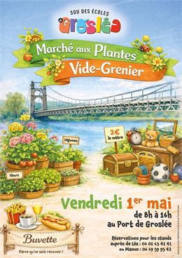 Vide grenier et marché aux fleurs_Groslée-Saint-Benoit - Pixabay