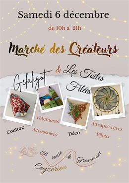 Marché de créateurs à Ceyzérieu - Les Toiles Filées