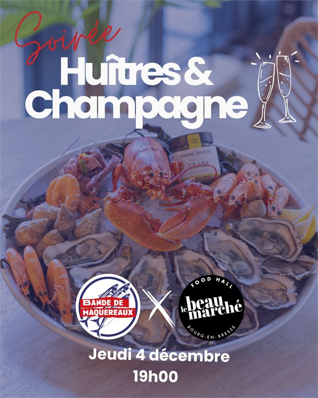Soirée Huitres & Champagne - JL Pro 