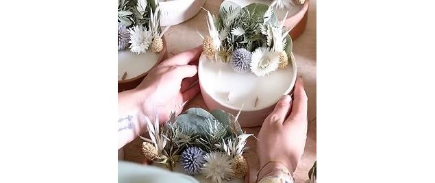 Créez votre bougie fleurie_Les Gets - La Poterie des Gets