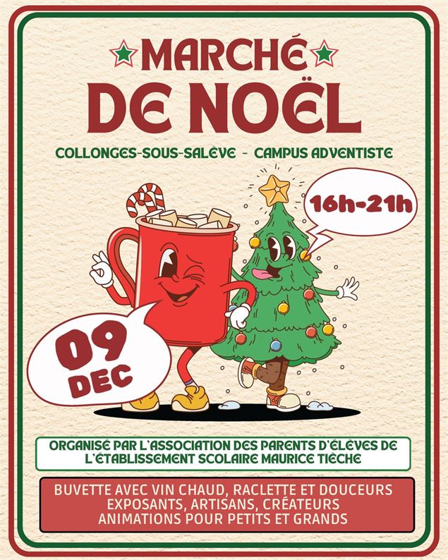 Mini marché de noël de l'APE de Maurice Tièche - rochambeau anais