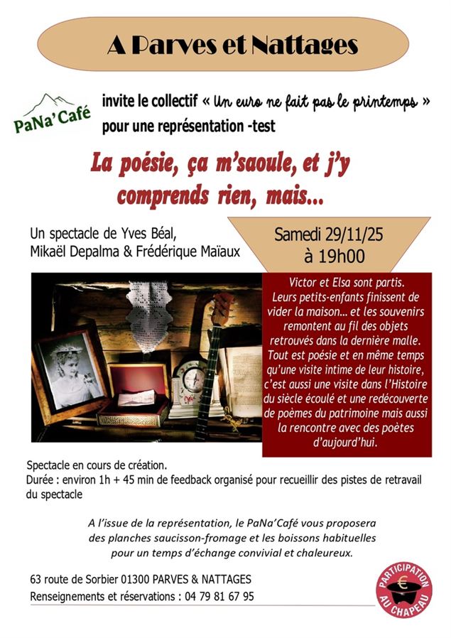 Représentation théâtrale-test