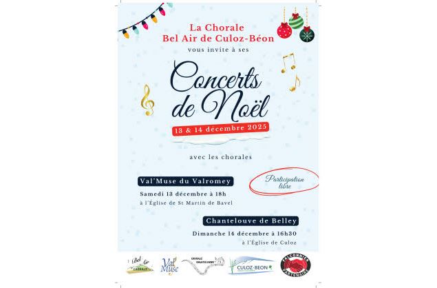 Concert de Noël des chorales Bel Air et Val'Muse_Saint-Martin-de-Bavel - Chorale Bel Air