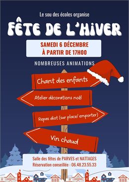 Fête de l'Hiver_Parves et Nattages - Sou des Ecoles de Parves