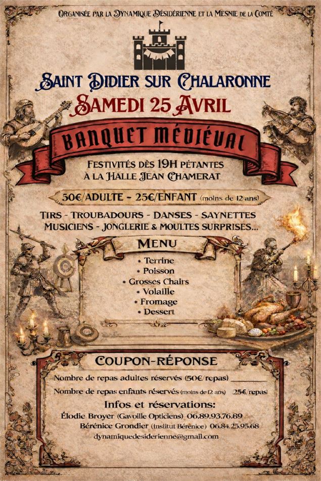 Banquet médiéval_Saint-Didier-sur-Chalaronne