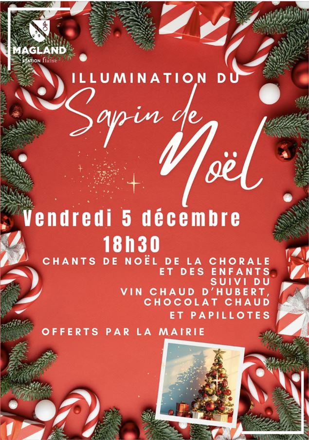 Illumination du sapin de Noël_Magland