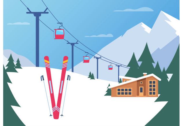 Illustration Ski - ©istockphoto_Alena Niadvetskaya (2)