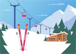 Illustration Ski - ©istockphoto_Alena Niadvetskaya (2)