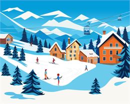 Illustration ski - ©istockphoto_Jane Semina
