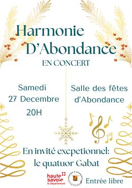 Concert de Noël de l’Harmonie d’Abondance_Abondance - Harmonie d'Abondance