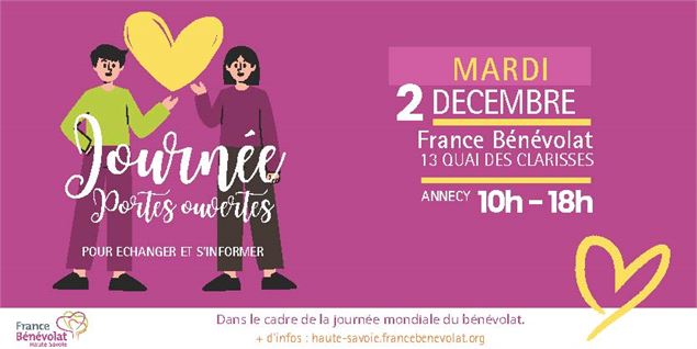 Portes ouvertes de France Bénévolat_Annecy