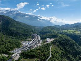 Photo aérienne du chantier - TELT