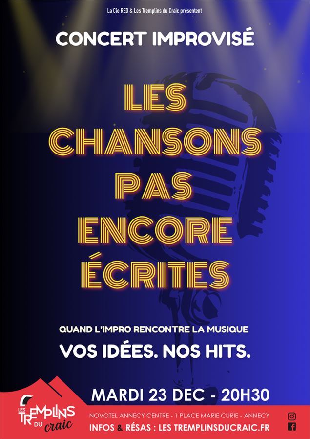 Les chansons pas encore écrites par la Cie Red_Annecy