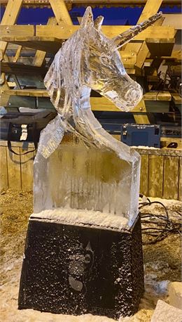 Spectacle de sculpture sur glace_Saint-Colomban-des-Villards