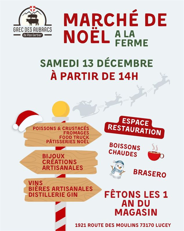 Marché de Noël à la Ferme à Lucey_Lucey